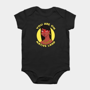 You are on Native Land Baby Bodysuit